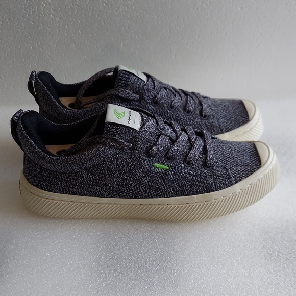 Cariuma 7.5 Women IBI Knit Sneakers Stone Gray Sustainability Eco-Friendly - Picture 5 of 11